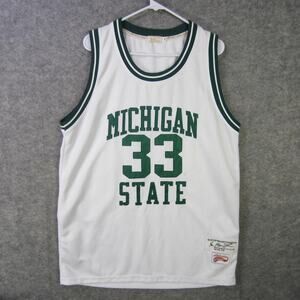 Vintage Michigan State Spartans Jersey Mens XL NCAA Basketball Magic Johnson 70s